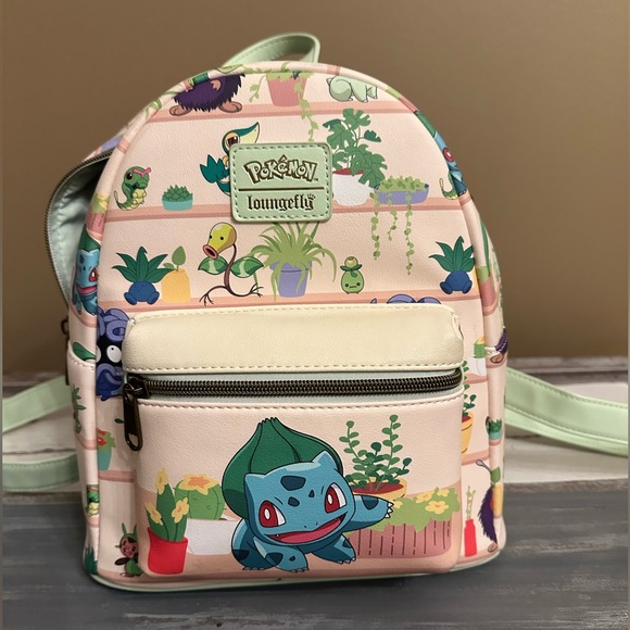 Loungefly Other - Loungefly Pokemon Plants Mini Backpack